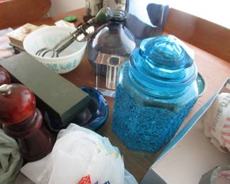 LE Smith glass, vintage Mid Century glass, more