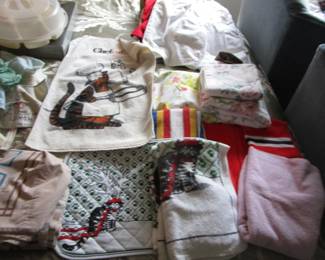 Kliban vintage towels, placemats