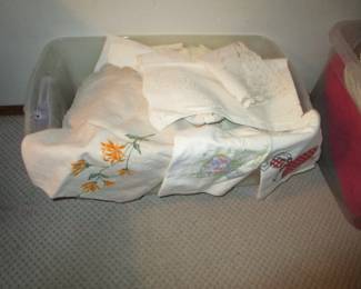 Antique linens