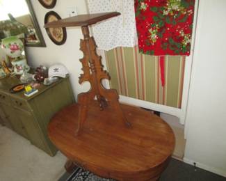 Antique candlestand table