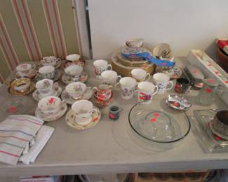 Antique/vintage china, teacups