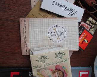 Matches, celluloid box