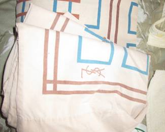 YSL vintage partial sheet set