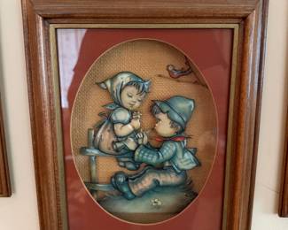 Framed Hummel Art