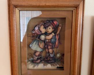 Framed Hummel Art