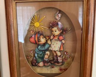 Framed Hummel Art