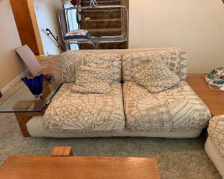 MCM Vintage Kroehler Brougham Loveseat