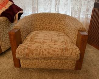 MCM Vintage Kroehler Brougham Arm Chair