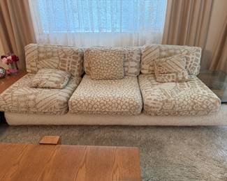 MCM Vintage Kroehler Brougham Sofa