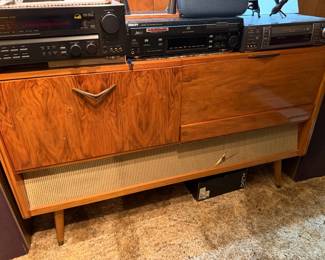 MCM Vintage Loewe OPTA Stereo/Record Console