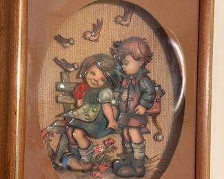 Framed Hummel Art