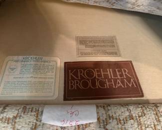 MCM Vintage Kroehler Brougham Sofa
