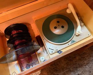MCM Vintage Loewe OPTA Stereo/Record Console