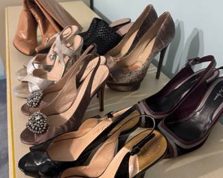 Designer shoes!!! Mostly sizes 8-9.5.