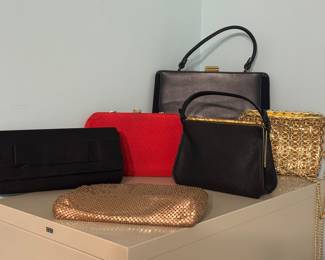 Vintage pristine hand bags.