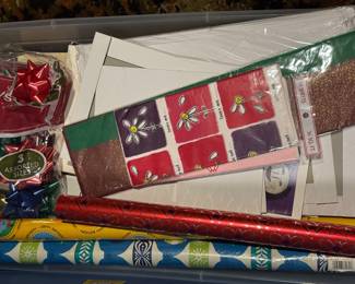 Cards, wrapping paper and stationery galore!