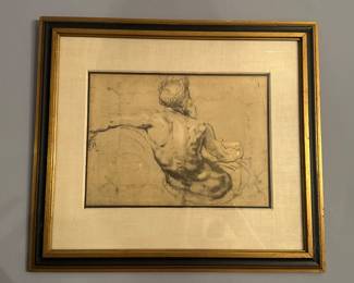 Another stunning drawing professionally framed. Come check out the full assortment of art