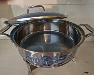 Blue Willow Chafing Dishes Set third image