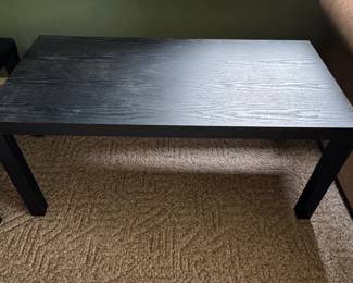 Black Rectangular Coffee Table