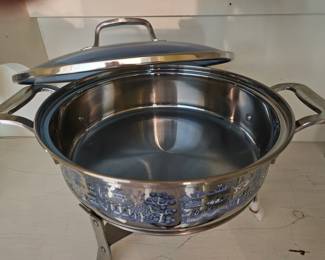 Blue Willow Chafing Dishes Set third image