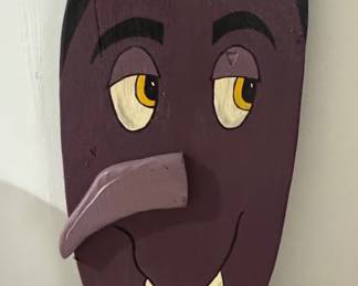 HandPainted Wooden Vampire Decoration