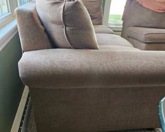Brown Microfiber Sofa second image