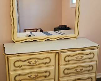 French Provincial Dresser Mirror