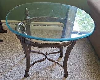 Louis XVI Style Bronze Accent Table