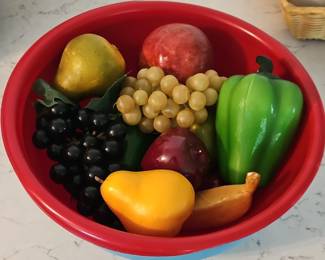 Artificial Fruit Bowl Set