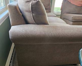 Brown Microfiber Sofa second image