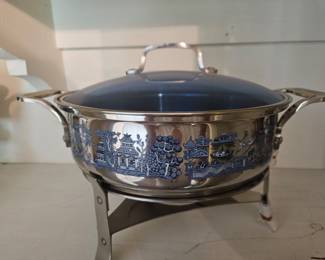 Blue Willow Chafing Dishes Set second image