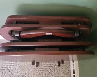 Wooden TV Tray Set second image