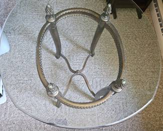 Louis XVI Style Bronze Accent Table second image