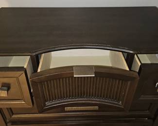 Dark Wood Drawer Chest second image