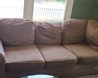 Brown Microfiber Sofa