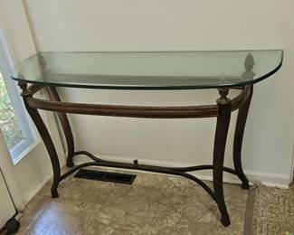 Brass Rope Console Table