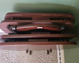 Wooden TV Tray Set second image
