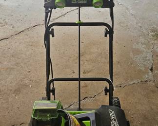 Greenworks V inch Electric Snow Blower