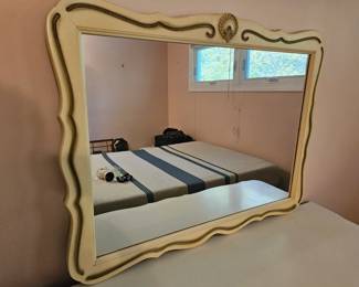 French Provincial Dresser Mirror second image