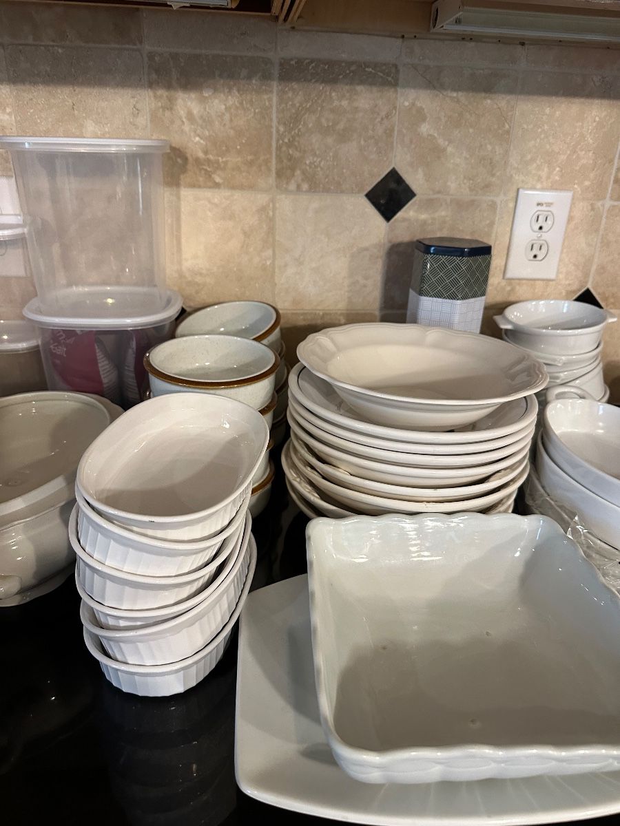 Dishes and more dishes.
