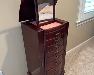 Tall jewelry box