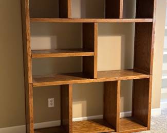 Book shelves. And there are so many books. Cooking. Gardening. Self help. Travel. Building businesses.
