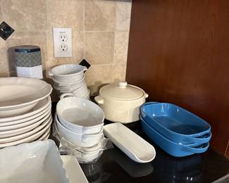 Everyday dishes and oven safe cookware