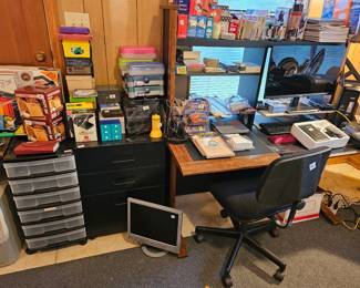 Desk items and Desks