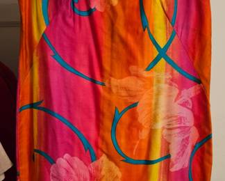 Hawaii silk vintage dress