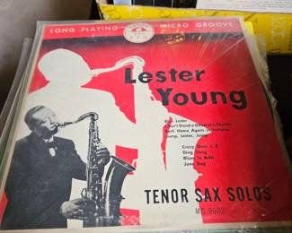 Lester Young 33 Record