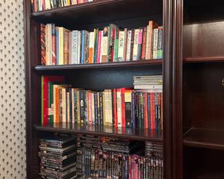 bookshelves music dvd
