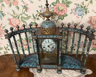 chinese cloisonne mantle
