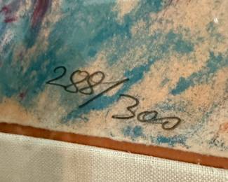 numbered artwork