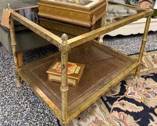 Absolutely gorgeous antique end table